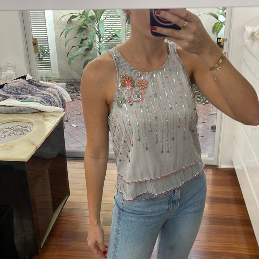 Parker beaded top